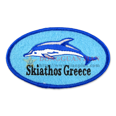 skiathos greece embroidery patches